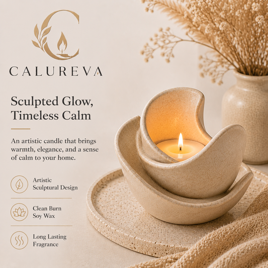 Calureva™ “Eclipse Bloom Arc Candle”